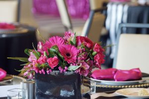 Kate Spade Themed Flower Setting Event Planning in Columbus Ohio