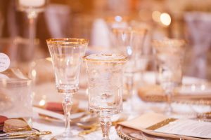 Glam Wedding Glassware