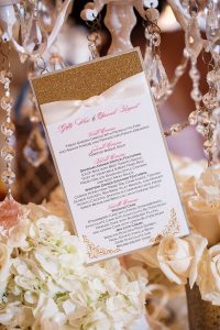 Finer Things Event Planning All Things Glam Wedding Menu